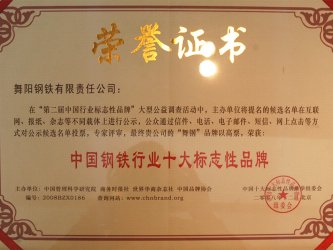 國內鋼鐵行業(yè)十大標志性品牌