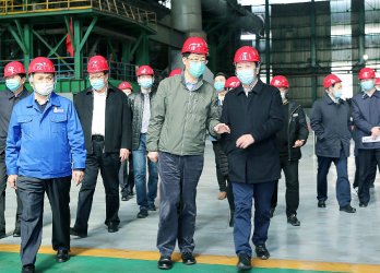 葛副省長(zhǎng)到河鋼宣鋼調(diào)研宣傳